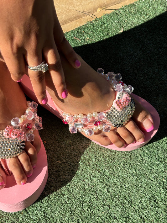 Bling Kitty Platform Sandals